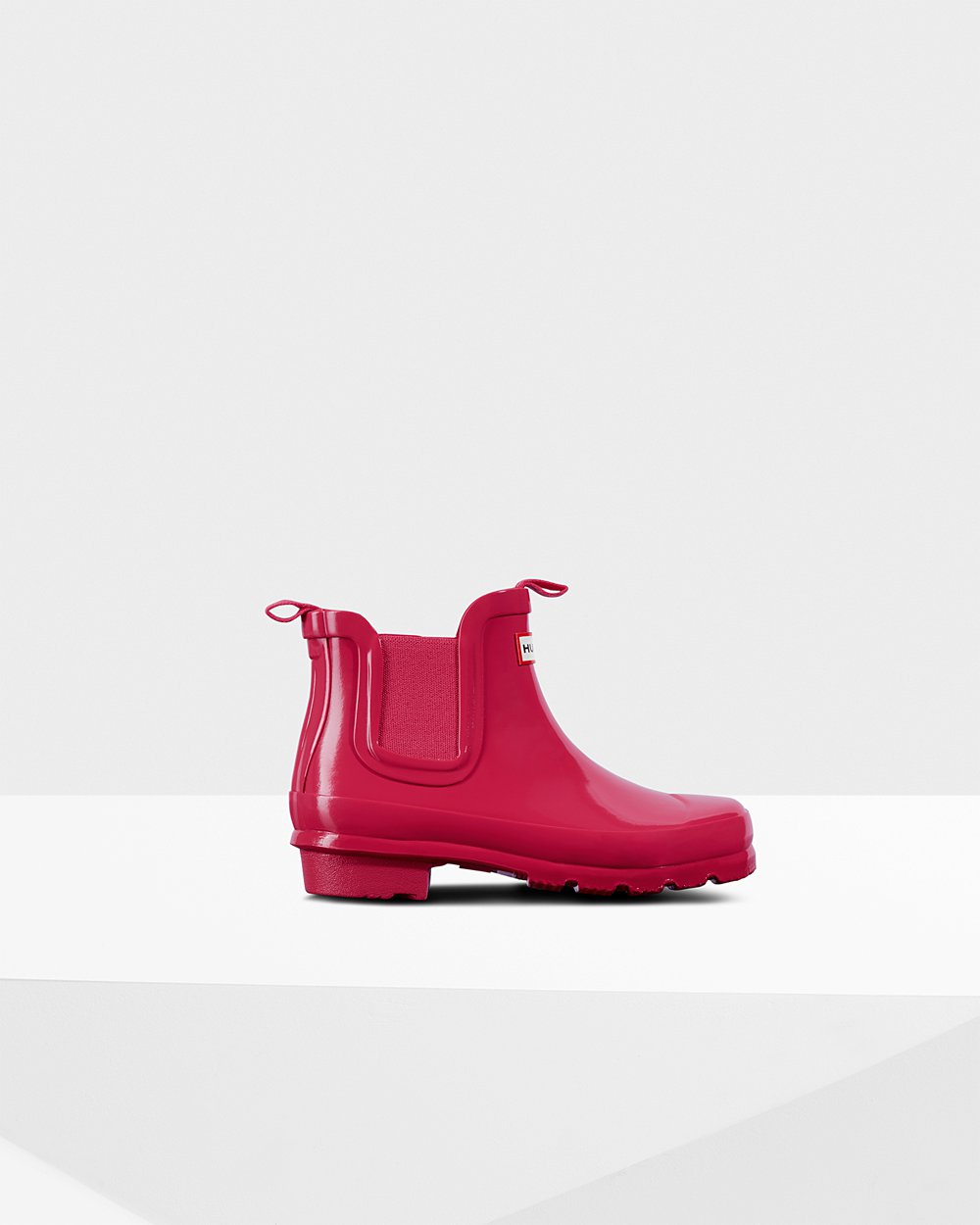 Botas Chelsea Hunter Niños - Original Big Gloss - Rosas - CZBXHTD-04